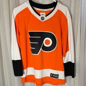 Fanatics Orange and Black Hockey Jersey